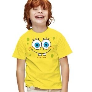 Nickelodeon Yellow SpongeBob Short Sleeve Tee